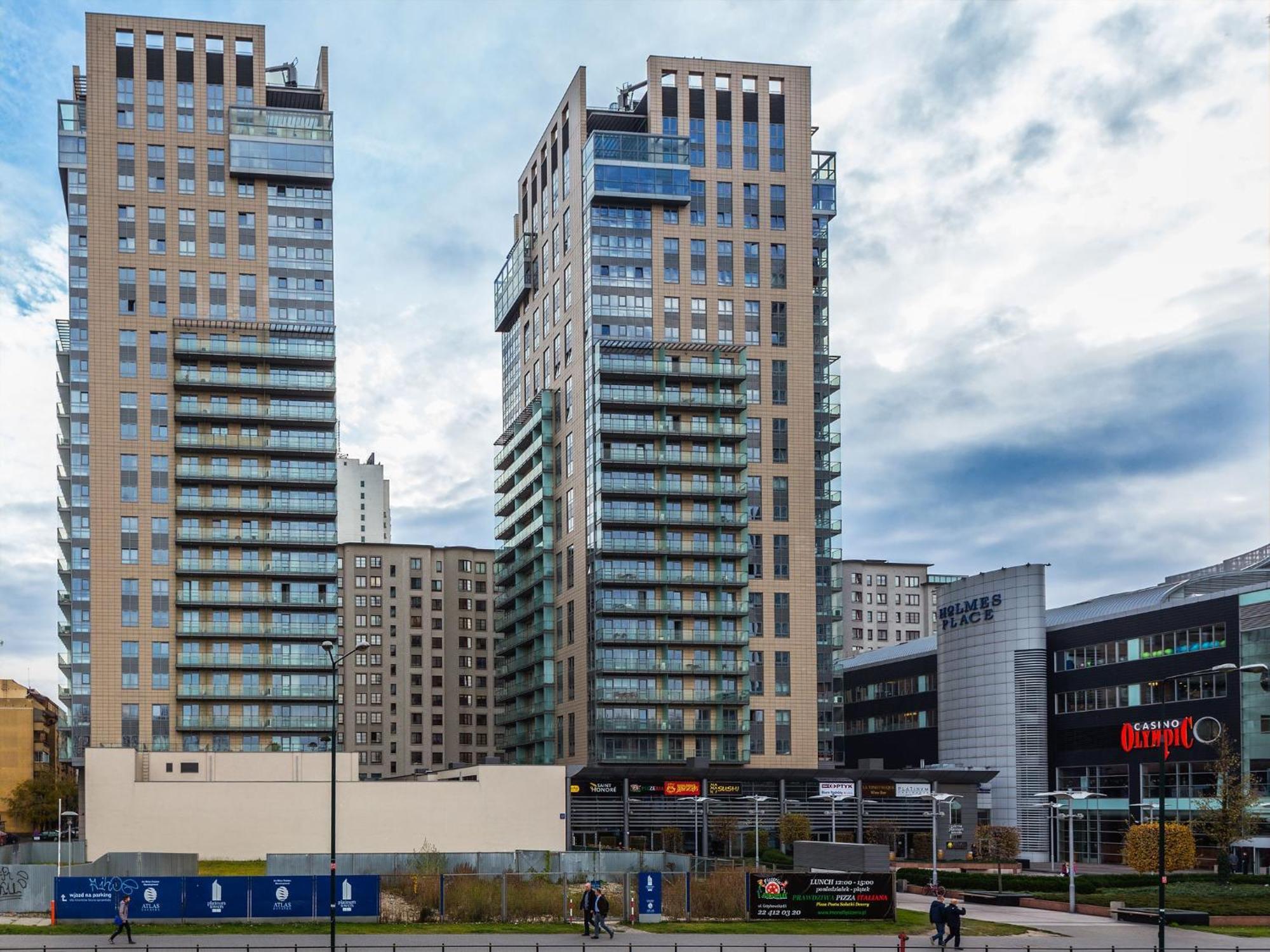 Golden Apartments Warsaw - Big And Bright Apartment In Platinum Towers- Browary- Grzyb61A Eksteriør bilde